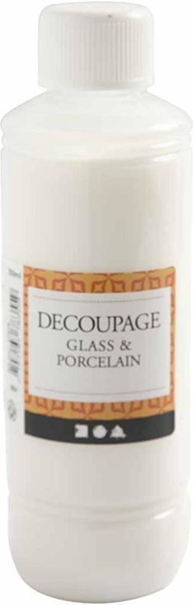 Decoupage lijmlak, glas- en porselein, 250ml [HOB-31916]